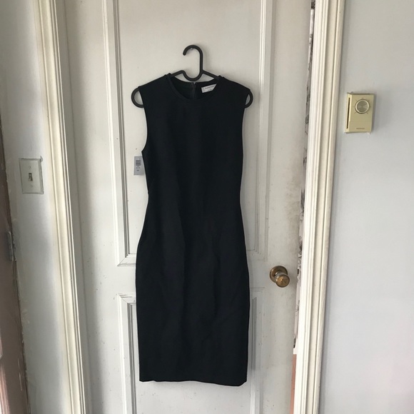 Babaton Black Mid-length Pencil Dress